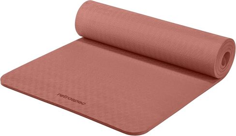 Retrospec Zuma Yoga Mat | 1/2 Inch Thick Non Slip Workout Mat | TPE Exercise Mat for Yoga, Pilates & Stretching | 72x24in in Kuwait