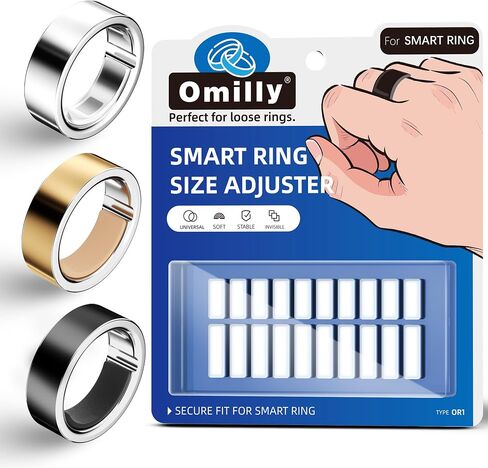 ضابط بحجم الحلقة الذكية - ملاءمة غير مرئية لـ Oura Ring Gen 4/3 ، حلقة Samsung Galaxy ، هواء حلقة بشرية فائقة ، Ringconn 2/1 ، Amazfit Helio - مجموعة حلقية فضفاضة ، إكسسوارات مريحة ومريحة in Kuwait