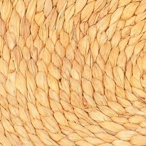 Water Hyacinth Cushion | Non-Slip Exercise & Fitness Mat for Meditation | Natural Rug, Straw Floor Mat for Meditation, Mat for Living Room, Bedroom and More in Kuwait