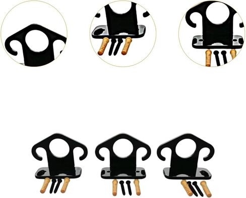3 Pieces Workout Anchors Wall Mount Workout Anchors Iron Resistance Bands Wall Anchors Door Anchors Hooks Suitable for Home Gym Exercise in Kuwait