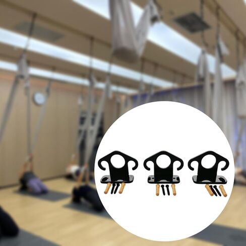 3 Pieces Workout Anchors Wall Mount Workout Anchors Iron Resistance Bands Wall Anchors Door Anchors Hooks Suitable for Home Gym Exercise in Kuwait