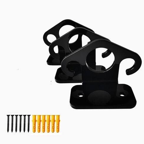 3 Pieces Workout Anchors Wall Mount Workout Anchors Iron Resistance Bands Wall Anchors Door Anchors Hooks Suitable for Home Gym Exercise in Kuwait