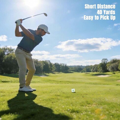 Practice Golf Balls, “Short Distance" Training Golf Balls, Save Time to Pick Up, Swings in 40 Yards, Fits All Clubs, 12 Pack in Kuwait