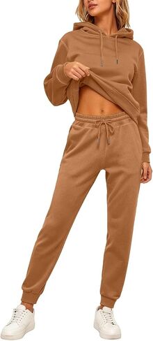Sweat Suits For Womens 2 Piece Lounge Hoodies Matching Sweatpants Joggers Set Casual Travel Comfy Athletic Sweatsuits in Saudi Arabia