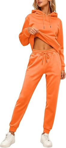 Sweat Suits For Womens 2 Piece Lounge Hoodies Matching Sweatpants Joggers Set Casual Travel Comfy Athletic Sweatsuits in Saudi Arabia