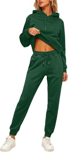 Sweat Suits For Womens 2 Piece Lounge Hoodies Matching Sweatpants Joggers Set Casual Travel Comfy Athletic Sweatsuits in Saudi Arabia