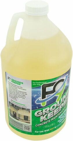 F9 Groundskeeper Cleaner – Industrial-Grade Concrete Maintenance Degreaser, Biodegradable & Phosphate-Free, Removes Tire Marks Soil & Grime 1 -Gallon in Kuwait