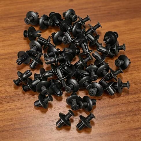 100PCS Auto Fastener Rivet Clips,for Secure Installation of Car Fender Liner,Bumper Cover,Engine Splash Shield and Wheel Well Inner Lining Fixing in Kuwait