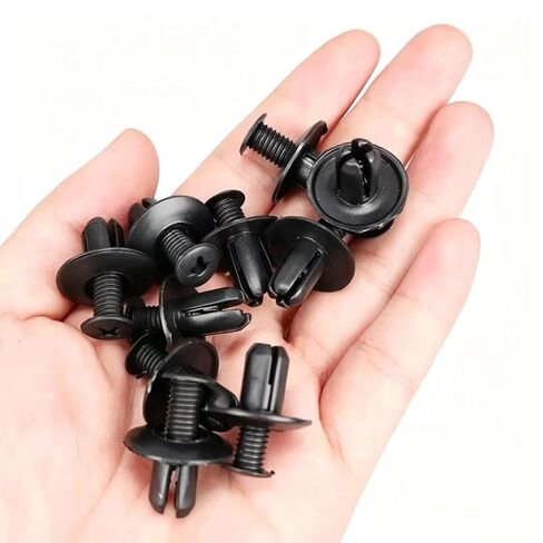100PCS Auto Fastener Rivet Clips,for Secure Installation of Car Fender Liner,Bumper Cover,Engine Splash Shield and Wheel Well Inner Lining Fixing in Kuwait