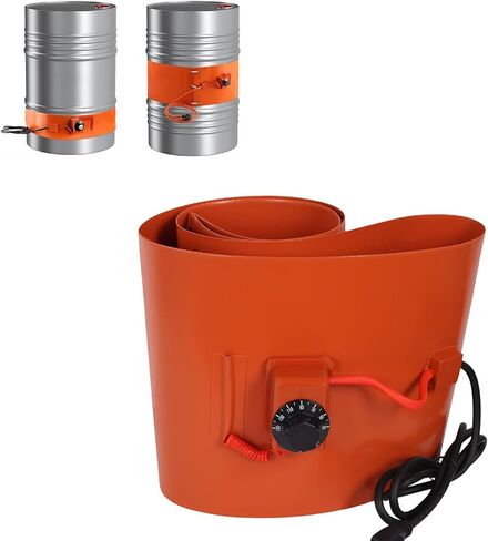 5 Gallon Bucket Heater, Electric Silicone Oil Drum Heater 30-150C Constant Temperature Control for 20L-200L Drums(Digital Display,200L 1740 * 250mm 3000W) in Saudi Arabia