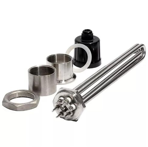 Heating Element 1 1/2" BSP/DN40 220V 12KW 355mm 304SUS with Accessories in Kuwait