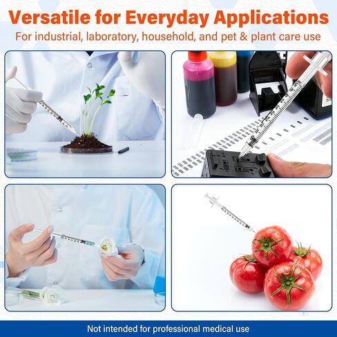 Ezoon 100 Pack U-100 0.5ml/cc 30G 5/16" (8mm) Lab Liquid Measurement | Individually wrapped, Laboratory use, Industrial use only in Kuwait