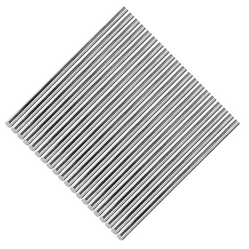 20Pcs 5mm x 406mm 304 Stainless Steel Round Rods | Metal Shaft, Smooth Rods for Industry, Metal Working Hobbies ＆ DIY Craft in Kuwait