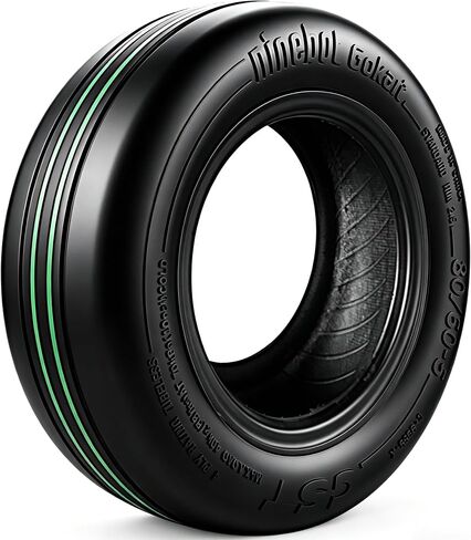 Gokart Front Wheel Tyre لتوافق مع Segway Ninebot Go Kart Kit/Kit2/Gokart Pro/Pro2 replacements kart kit refit accessories (Front Wheel Tyre 1pc) in Kuwait