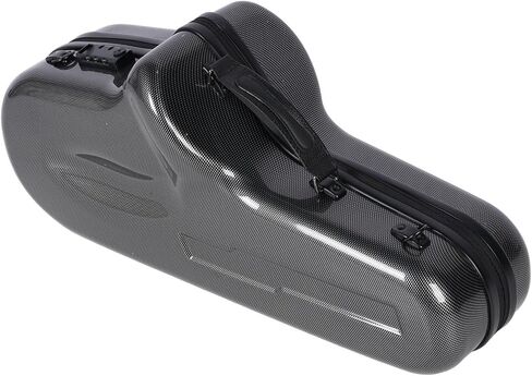 CHICIRIS Alto Saxophone Case, Fiber Reinforced Plastic Hard Carrying Case with Full Wrap Guard Protection, Detachable Shoulder Strap and Combination Lock, for Most Standard Alto Saxophones in Kuwait