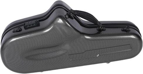CHICIRIS Alto Saxophone Case, Fiber Reinforced Plastic Hard Carrying Case with Full Wrap Guard Protection, Detachable Shoulder Strap and Combination Lock, for Most Standard Alto Saxophones in Kuwait