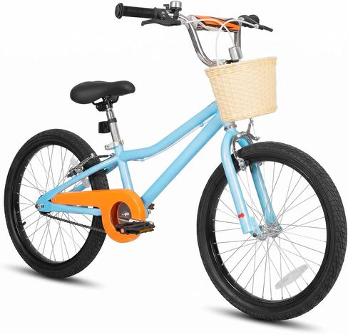 Kids Bike 16 20 Inch, Children's Bicycle for Little Boys Girls Ages 4 to 12 Carbon Steel Frame, Adjustable Seat & Handlebars, Coaster Brake, Beginner Rider Bike, Muticolors in Kuwait