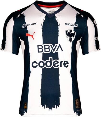 PUMA Mens Monterrey Home Promo 25-26 Crew Neck Short Sleeve Jersey Soccer Cleats in Kuwait