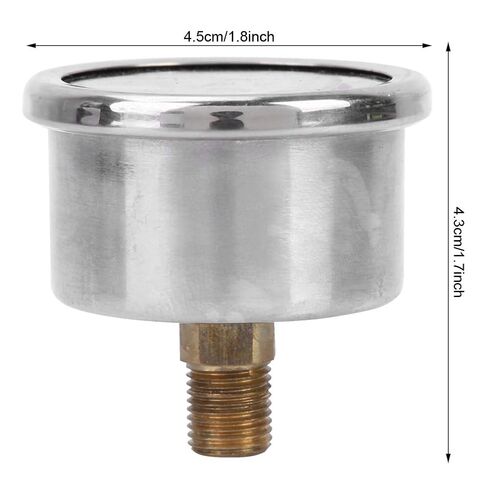 مقياس ضغط فلتر حوض السباحة، 0-6000PSI 0-40MPa مقياس ضغط مضخة الهواء لقياس ضغط معدات الغوص in Kuwait