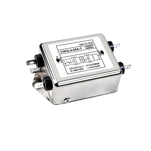 مرحلة واحدة AC CW4L2-3A-T 6A 10A 20A 50/60 هرتز 220 فولت EMI تنقية آلة الحفر CW4L2-20A-T مرشح التيار الكهربائي (CW4L2-3A-T) in Kuwait