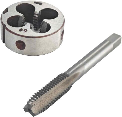 M10 x 1.5mm Metric Thread Tap and Die Set, Right Hand Machine Threading Tool for Metal Working and Repair in Kuwait