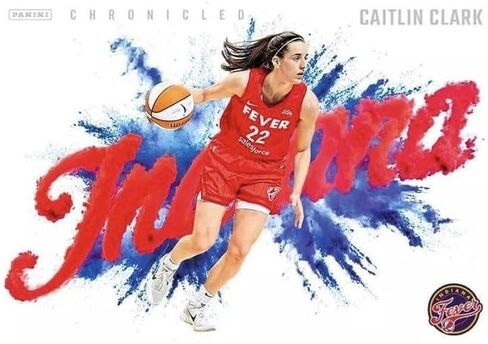 2025 Panini Caitlin Clark Chronicled Trading Card Collection and Keepsake (Look for The Exclusive Red Holo and Red Cracked Ice Parallels) in Kuwait