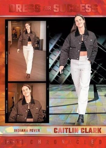 2025 Panini Caitlin Clark Chronicled Trading Card Collection and Keepsake (Look for The Exclusive Red Holo and Red Cracked Ice Parallels) in Kuwait