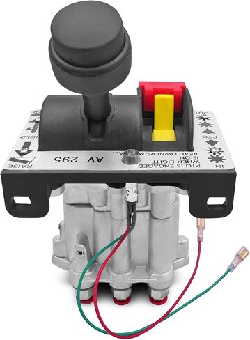 PTO Hoist Air Shift Control Valve Fit for Apsco K90 Series with PTO Switch Brighter Light Push to Connect Fittings Dump Truck Tipper Hydraulic System Replace AV-295 329358X in Kuwait
