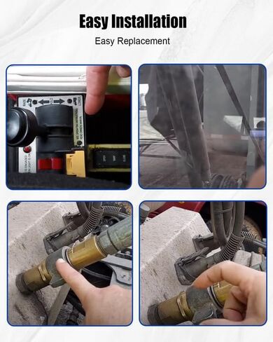 PTO Hoist Air Shift Control Valve Fit for Apsco K90 Series with PTO Switch Brighter Light Push to Connect Fittings Dump Truck Tipper Hydraulic System Replace AV-295 329358X in Kuwait