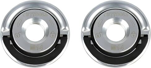Quick Release Angle Grinder Lock Nut – Tool-Free Disc Change, Secure Grip, Heavy-Duty Steel for Angle Grinder with M14 Spindle (Set of 2) in Kuwait