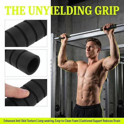 Kisangel 3pcs Pull up Bar Grips, No-Slip Foam Grip Tubing, Sponge Pull-up Sleeve Handlebar Pads for Horizontal Protector Pad in Kuwait