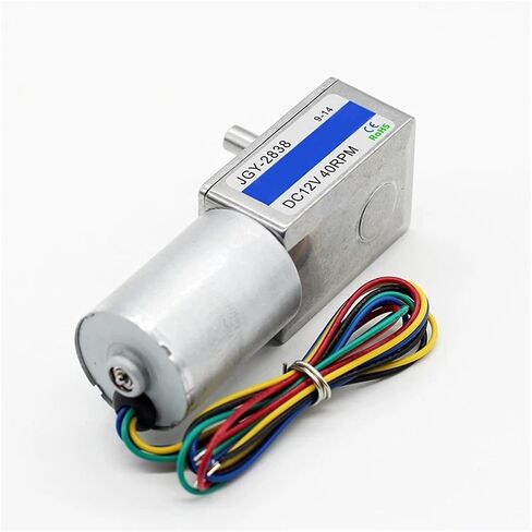 JGY-2838 تيار مستمر دودة العتاد فرش السيارات موجهة 12/24V-2/6/10/17/23/30/40/68/90/150-300 دورة في الدقيقة 1 قطعة (12 فولت 150 دورة في الدقيقة) in Kuwait