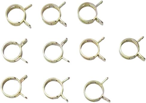 Spring Hose Clamps for Fuel Line Water Pipe Silicone Vacuum Reusable Fasteners(9mm) in Kuwait