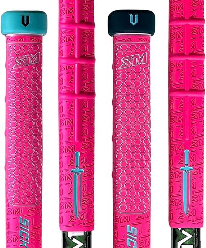 قبضة هوكي الجليد ذات القاعدة الزرقاء من V-Grip - عزز لعبتك مع معدات وإكسسوارات الهوكي المتينة والمريحة. خمسة ألوان مختلفة لاختيار ألوان فريق الهوكي المفضلة لديك باللون الأحمر in Kuwait