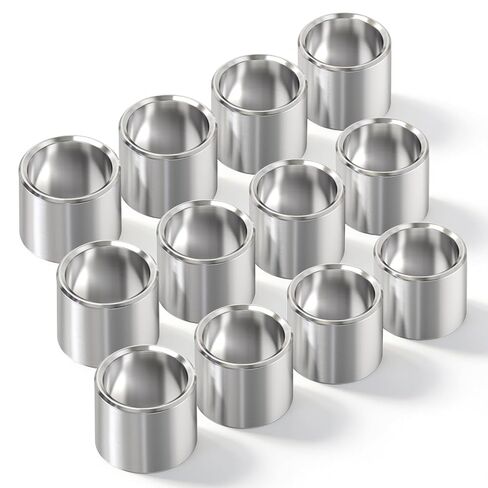 12 قطعة من جلبة تقليل الفولاذ المقاوم للصدأ من GASHER، 3/4 بوصة OD x 5/8 بوصة فاصل دائري من الفولاذ المقاوم للصدأ للبراغي والمسامير والقضبان in Kuwait