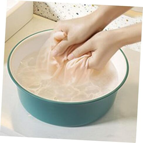 POPETPOP 2Pcs Thicken Portable Washbasin Plastic Storage Basin for Washing Feet Face and Care and Durable and Convenient for Home Use in Kuwait