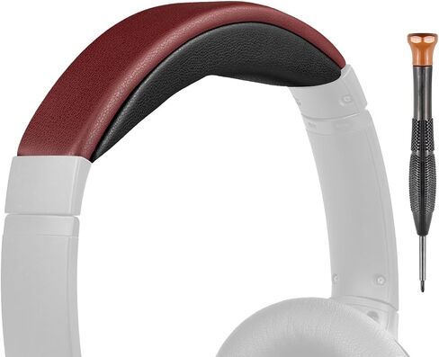 غطاء عصابة الرأس SOULWIT لسماعات الرأس Bose QuietComfort 25(QC25)، جزء إصلاح وسادة حزام الرأس البديلة - أسود in Kuwait
