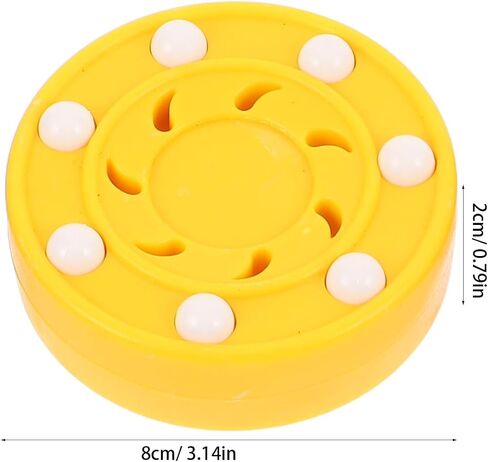 Kisangel 3pcs Inline Roller Hockey Pucks: Street Hockey Puck for Training and Practice Smooth Riding - Driveway Roller Ball - Outdoor Sports Accessories in Saudi Arabia
