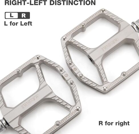 Mountain Bike Pedals Bicycle Flat Pedals 9/16" CNC Lightweight Aluminum Bicycle Pedals Sealed Bearing Wide Platform for Road Mountain BMX MTB Bike in Saudi Arabia