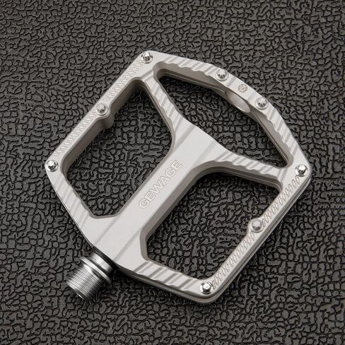 Mountain Bike Pedals Bicycle Flat Pedals 9/16" CNC Lightweight Aluminum Bicycle Pedals Sealed Bearing Wide Platform for Road Mountain BMX MTB Bike in Saudi Arabia