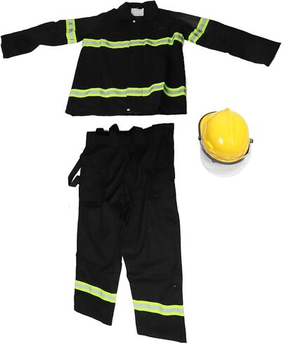 High Visibility Safety Suit Mystical/Fantasy Retardant Workwear with Reflective Tape Heat Insulation Clothing for Welders Navy Blue, 5 Piece Set (XXL) in Kuwait