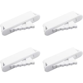 White Window Sash Vent Stops 1754 White 4 Pack, Nylon Snap-in Window Stops for Vinyl Windows, Window Stopper Replacement,for Residential Window Vent Applications in Kuwait