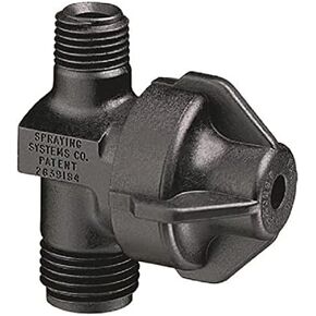 Nylon Diaphragm Check Valve 1/4" MPT x 11/16" Cap Thread 8360-NYB in Kuwait