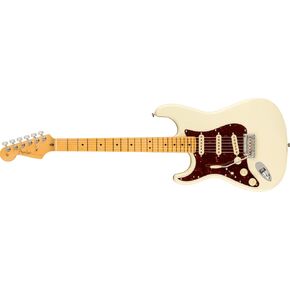 Fender American Professional II Stratocaster أعسر - أبيض أولمبي مع لوحة أصابع من خشب القيقب in Kuwait