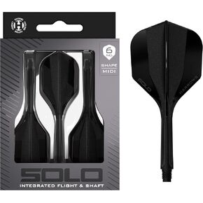 Harrows Solo Integrated Flight & Shaft System – 3 Molded Flights & Shafts – One-Piece Aero Core Construction – Fixed 90° Design for Stability in Kuwait