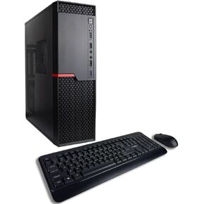 كمبيوتر Envision S13 SFF (3.8-4.6 جيجا هرتز 8-Core Ryzen 7 5700G w/FHD Low/Med Gaming Radeon Graphics، 32 جيجا رام، 512 جيجا NVME SSD، MSI mb، WiFi، Windows 11 Pro، 10 USB، HDMI + VGA، RJ45، KB+ماوس، كمبيوتر مكتبي in Kuwait