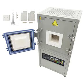 Intelligent Muffle Furnace Max.Temp 3092°F(1700℃) Lab Intelligent High-Temperature Box-Type Vacuum Atmosphere Furnace 0-20℃/min Heating Rate AC110V 4KW in Saudi Arabia