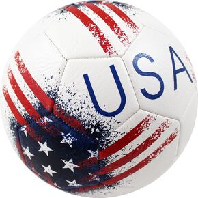 Baden | USA Soccer Ball | Size 5 | PVC Cover, Stiched Seams | Pump Included in Kuwait