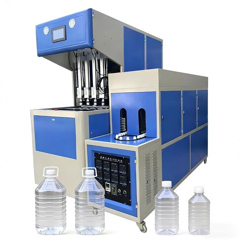 Automatic PET Bottle Blowing Machine Plastic Bottle Manufacturing High Speed Production Equipment with Adjustable Settings for Multiple Sizes Suitable for Beverage Packaging and Industrial Use in Kuwait