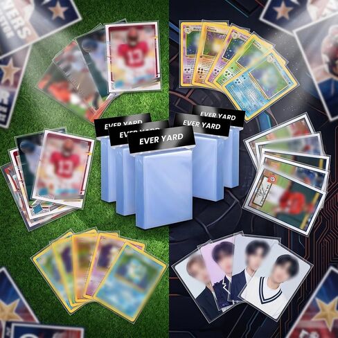 600 Pack Trading Card Sleeves, Clear Soft Penny Sleeves for Baseball Cards, Sports Cards, MTG & Standard Size Card Protectors, Durable & Transparent Card Covers (600) in Kuwait